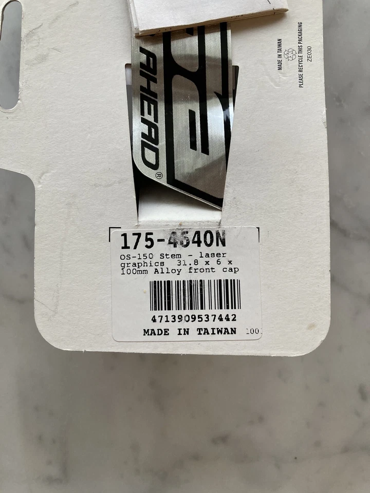 FSA OS-150 Stem Black Alloy Front Cap 31.8 mm, 1 1/8”, 100 mm *NEW* - Image 3 of 4