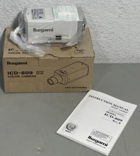 Ikegami ICD-809 Color Security Camera AC24V DC12V - Lens not included *OPEN BOX*