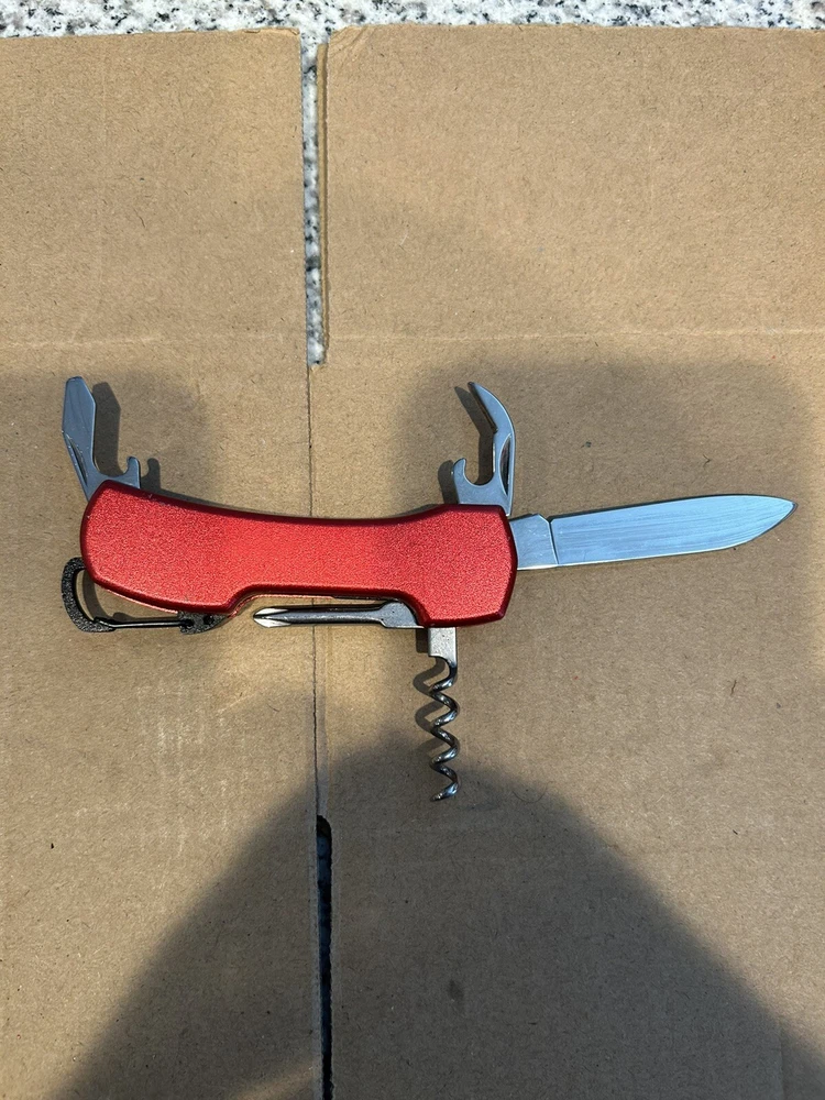Multi tool Red Engraved