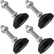 4 Pcs M12 Metal Adjustable Leveling Feet Heavy Duty Swivel Furnitur