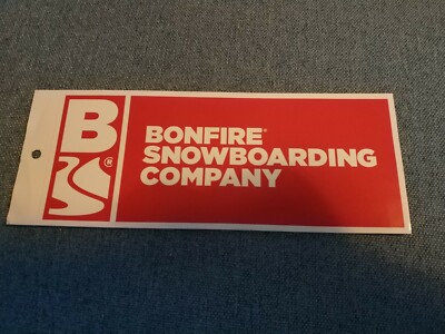 Bonfire Snowboarding Aufkleber Sticker