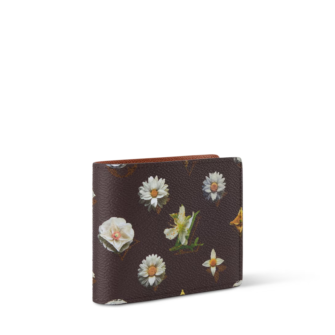 NEW Louis Vuitton Monogram Slender Wallet Leather Brown M27547