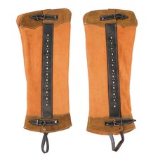 Half Chaps Polainas Gamuza Charras Largas Diseno