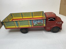 1950s MARX LUMAR Tin Litho LAZY DAYS FARM Toy TRUCK 17"