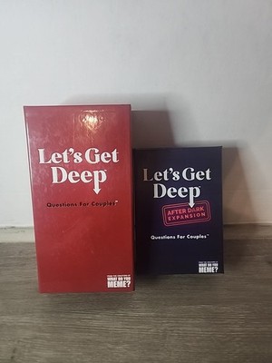 Let's Get Deep Adult Party Game by What Do You Meme? + Expansion Pack After Dark