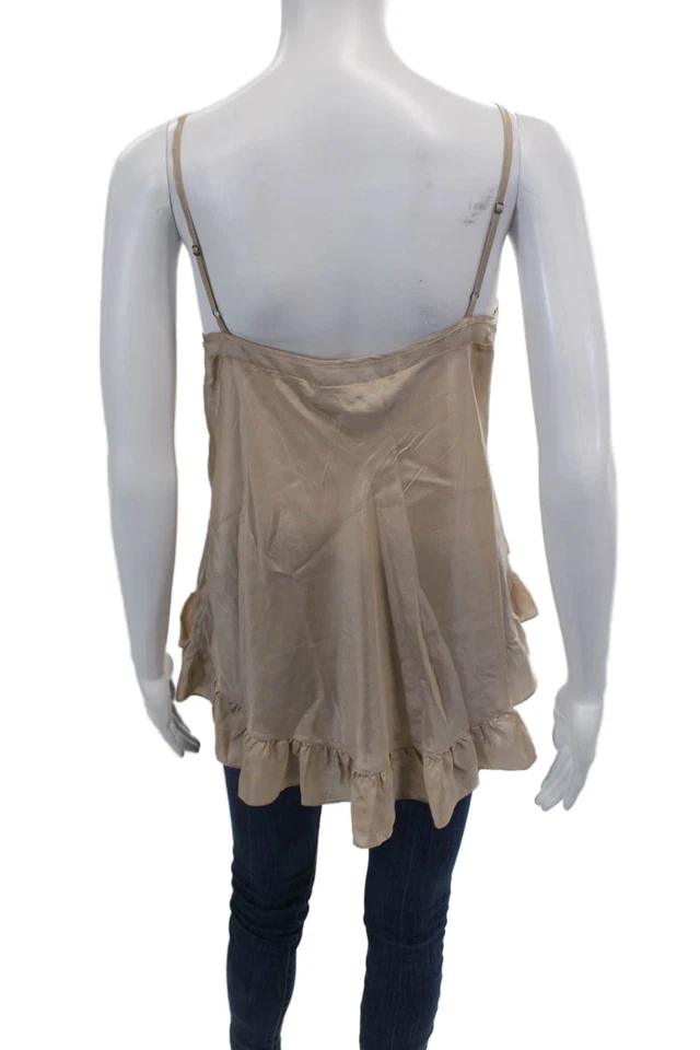 Elizabeth and James 女式细肩带大圆领内衬背心裸色 X 码 — 第 3/4 张图片