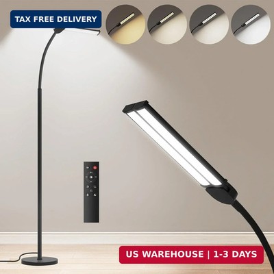 LED Floor Lamp for Living Room, Bright Reading Lamps for Office, Adjustable Colo