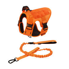 Tactical Dog Set Dog Harness Dog Leash Set Adjustable for Medium to large dogs