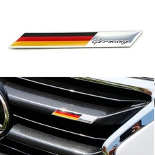 Placa de aluminio insignia emblema bandera Alemania para maletero guardabarros lateral parrilla delantera coche