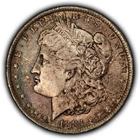 1884-O $1 Morgan Silver Dollar - Subtle Rainbow Toning - UNC - SKU-D7304
