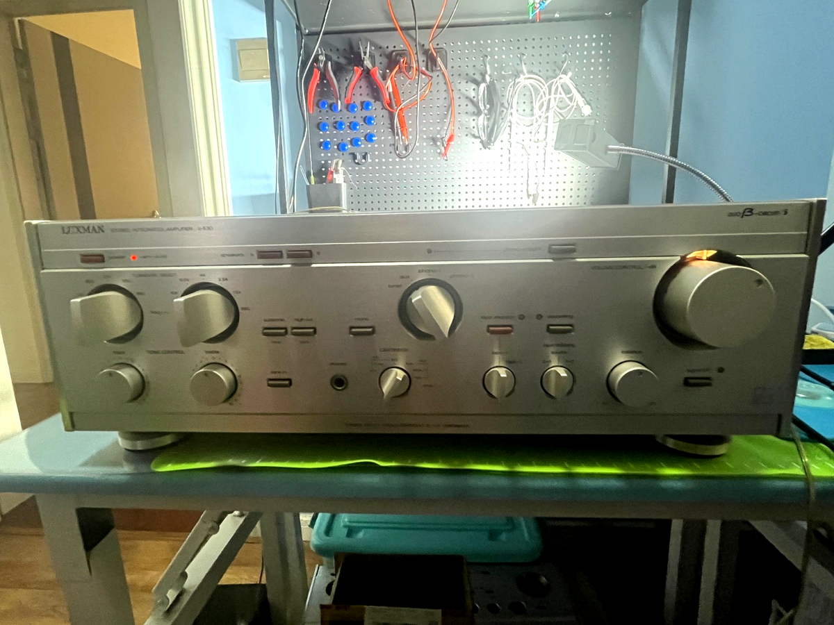【希少】LUXMAN L-530 プリメインアンプ Luxman L-530 Stereo Integrated Amplifier – Fully Restored / – 100V