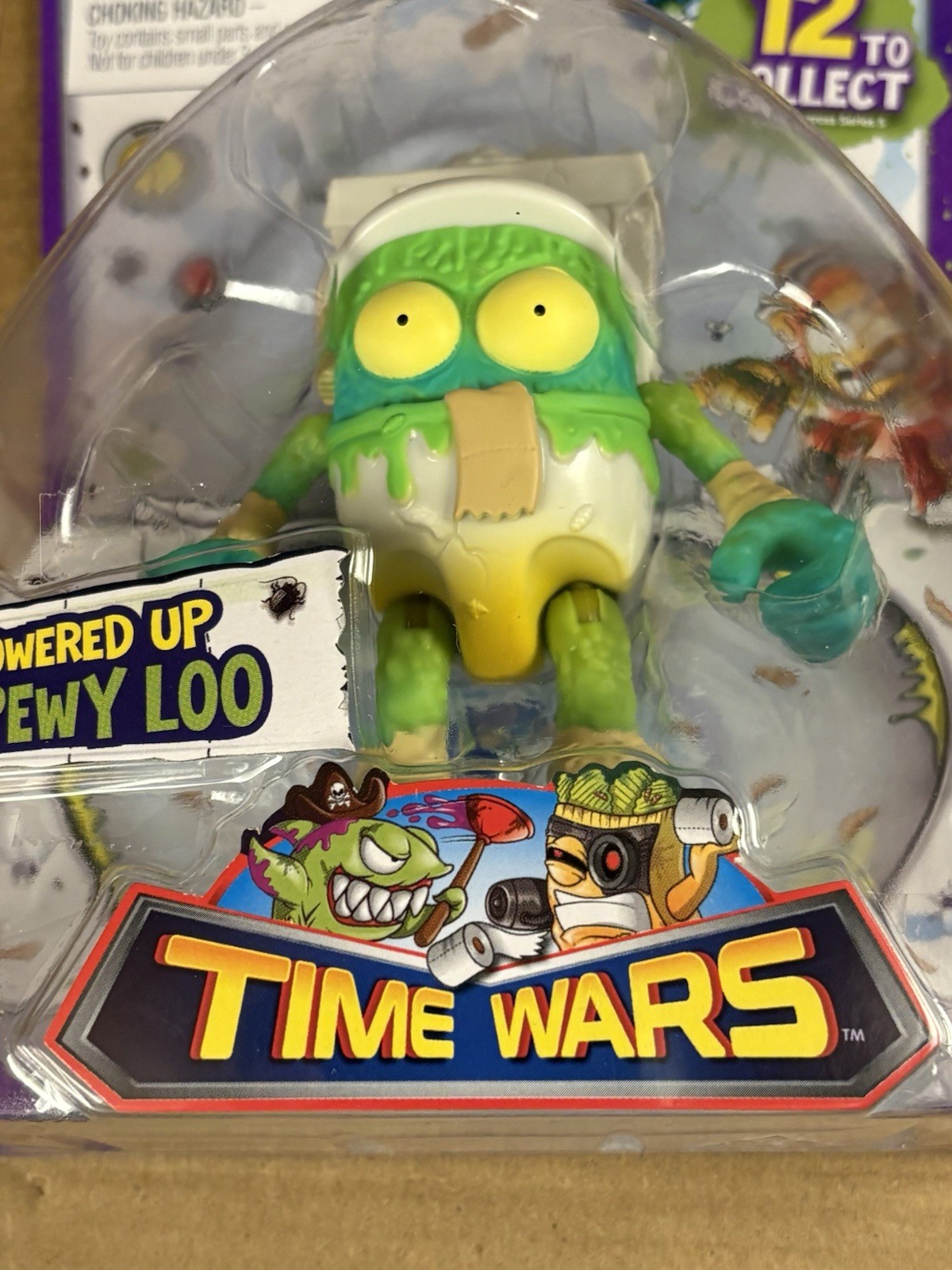 2017 The Grossery Gang Time Wars Powered Up Spewy Loo Moose Toys Exclusive RARE! - second product detail image