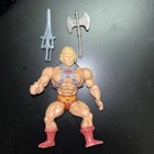 Vintage He Man MOTU figure HE-MAN 1981 USA Sword And Axe Read Description