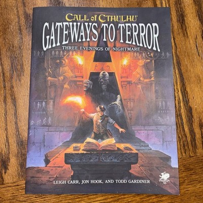 Call of Cthulhu Gateways to Terror Chaosium 3 Evenings of Nightmare Horror A4
