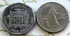 2CCOINS JAMAICA&PHILIPPINES UNC 234