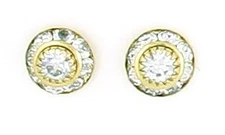 Finishing Touch Mini Rondelle Earrings