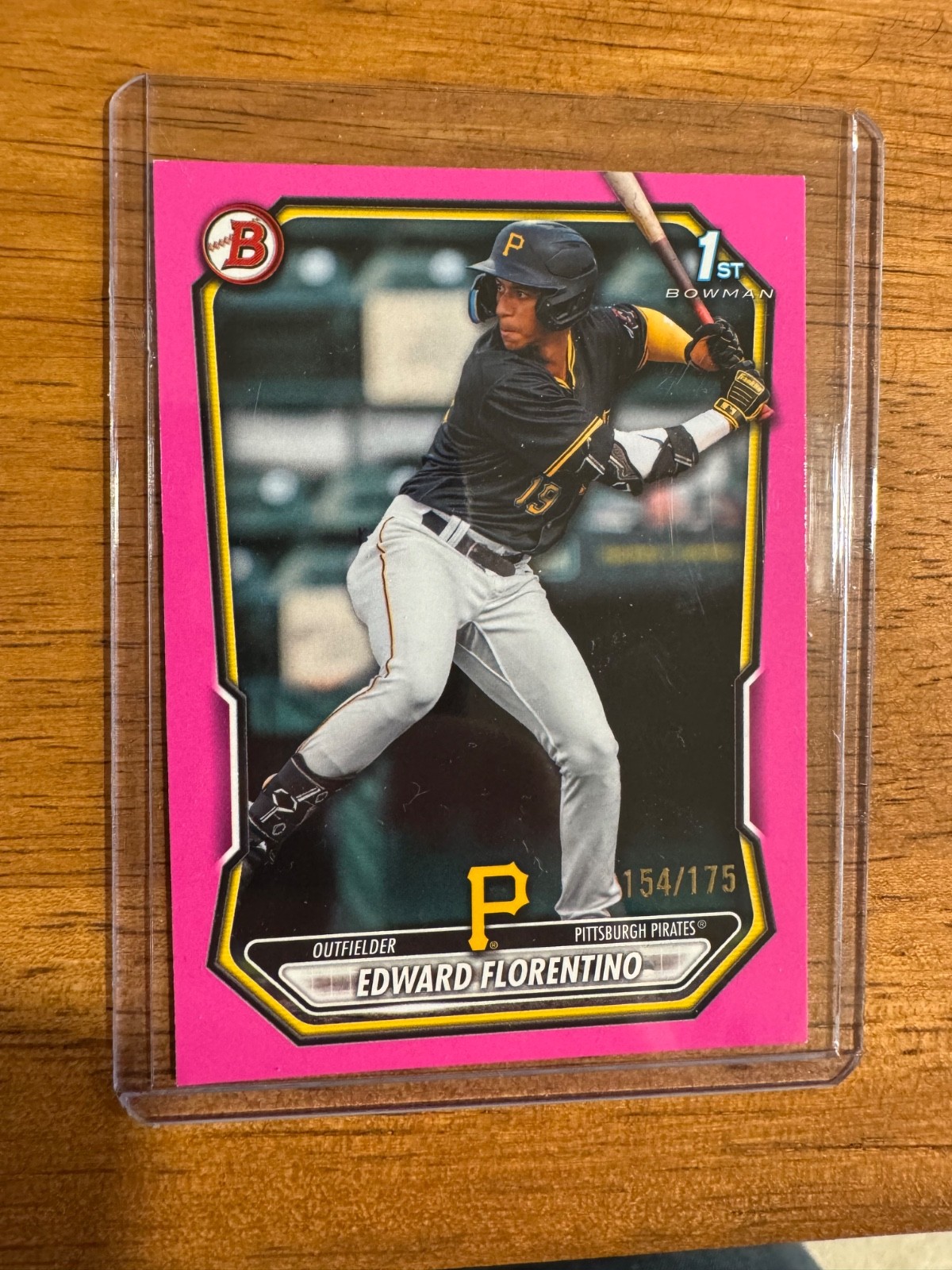 2026 Bowman Chrome Edward Florentino #BCP-82 [Pink Refractor] 1st Bowman /175