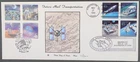 MayfairStamps US Space FDC 1989 Block Space Mail Transportation Russia Mixed Fra