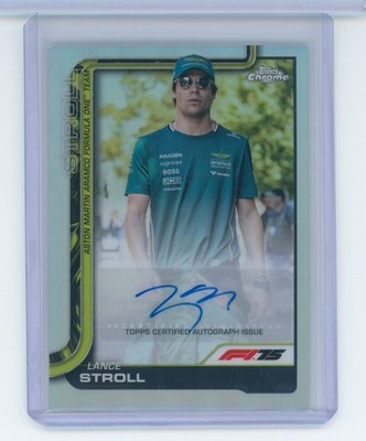 2025 Topps Chrome Formula 1 CAC-STR Lance Stroll Auto