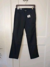 NWT Eddie Bauer Rainier Pants Slightly Curvy Straight Regular Size 4 Black 29X31
