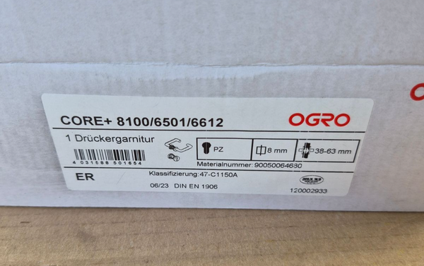 Ogro Rosettengarnitur CORE+8100 8Mm/6501/6612 PZ ER VA U-Form-image