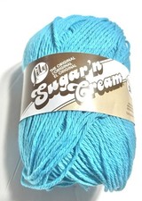 SUGAR  N CREAM COTTON YARN. 1pk. 4oz. MOD BLUE. ICombine Shipping. READ DETAILS
