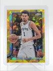 VICTOR WEMBANYAMA 2025-26 TOPPS CHROME SAPPHIRE GOLD SPURS /50 Q5692