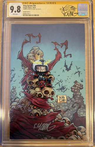 King Spawn #50 CGC 9.8 Variant Cover Signed by Skottie Young 