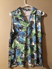 Emerald 18 Sleeveless Golf Shirt Size Large L...