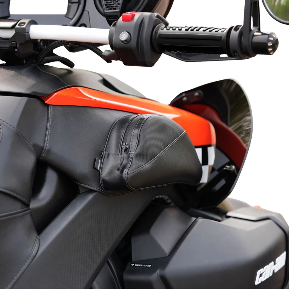 Bolsa de tanque lateral doble - balística con puntada negra - Ryker '19-'24 H40-401CBK Foto 2 de 4