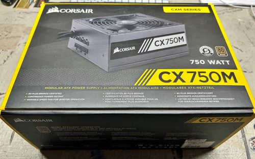 Corsair CX750M 750W Modular Power Supply- well preserved-untested