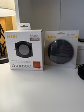 NiSi V5 Pro 100mm Filter Holder Kit Landscape CPL Rings Case Lens Cap Boxed