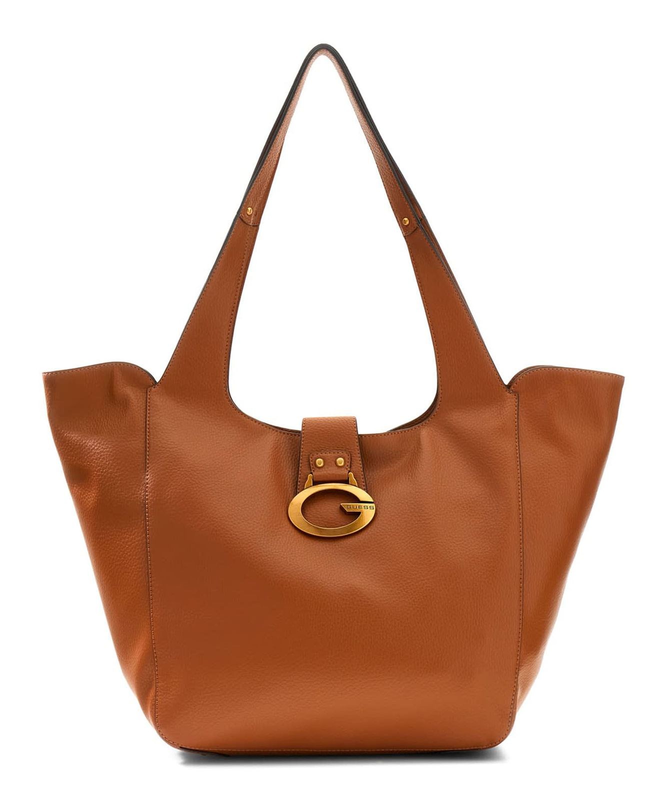 GUESS shoulder bag Camden Tote L Cognac