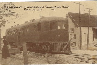 Genova IL Illinois Sycamore Woodstock auto a benzina 1910