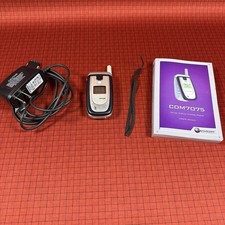 UTStarCom CDM7075 Vintage Flip Phone Y2K Original Manual/Charger Tested  Workin