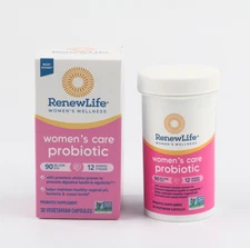 RenewLife Ultimate Flora Women's Care Probiotic 90 bi 30 Caps NEW