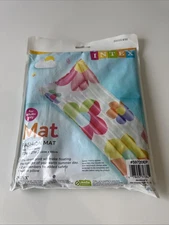 NEW Intex Fashion Mats Water Float 72” X 27” Stylish Lounge Pool Float FLORAL