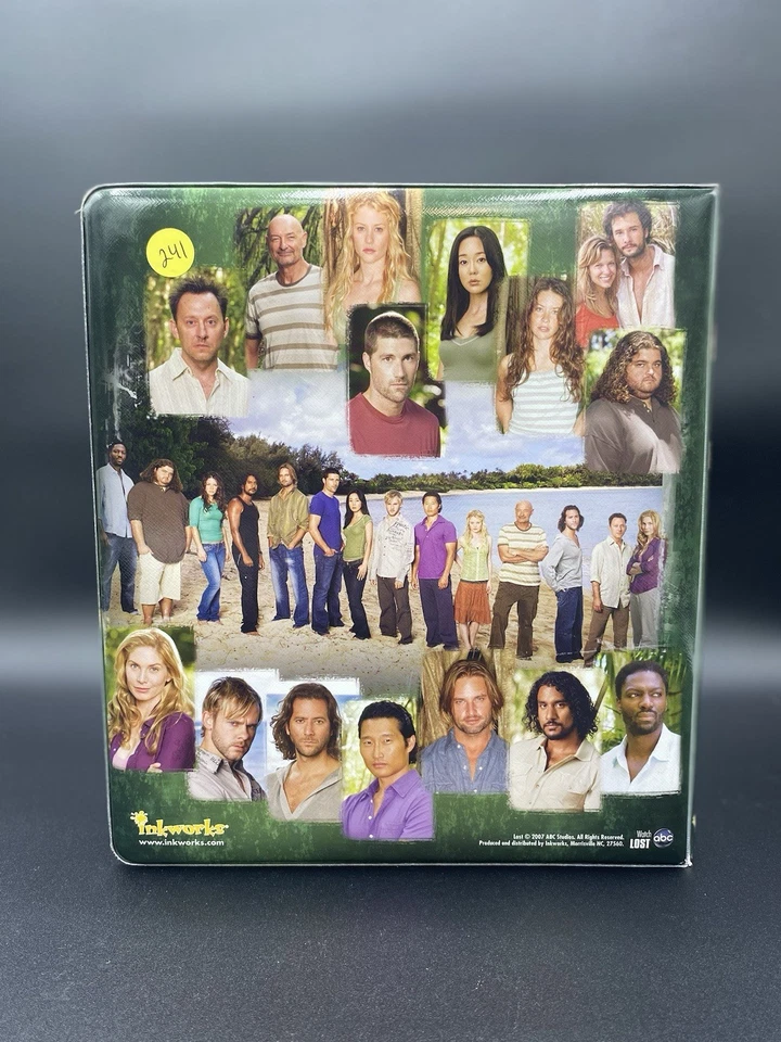 Inkworks LOST Temporada Tres 3 2007 Juego de Carpeta de Álbum de Tarjetas 90 Insertos Promocionales de Persecución Foto 2 de 4