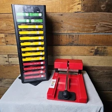 Sizzix Original Red Personal Die Cutter Press Machine 16 Dies And Tower Holder