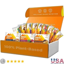 Gluten Free Energy Bars Variety Pack Non-GMO Snacks Plant-Based Protein 12 Count