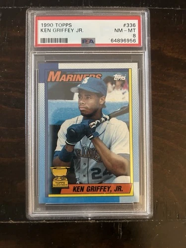 1990 Topps - Ken Griffey Jr #336 PSA 8