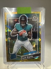 TANK BIGSBY 2023 DONRUSS Optic, Preview, Gold Ice, RATED ROOKIE RC /10 SSP