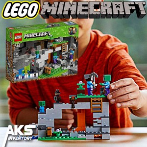MINECRAFT-LEGO-THE-ZOMBIE-CAVE-21141-241-pcs-Kids-Toy-Gift-New