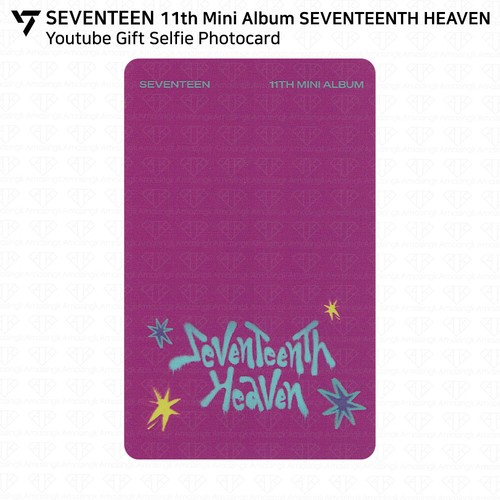SEVENTEEN 11th Mini Album SEVENTEENTH HEAVEN Youtube Gift Benefit Photocard KPOP - Picture 41 of 41