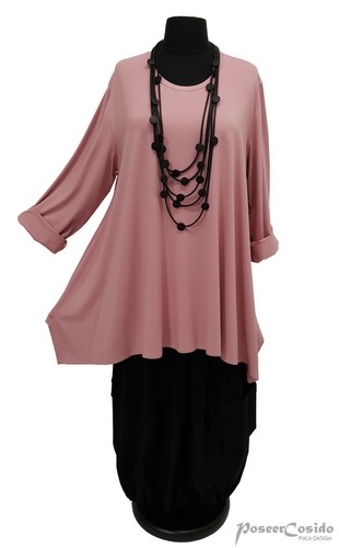 PoCo LAGENLOOK Basic Long Shirt Tunika ❶❷ L-XL-XXL-XXXL 44 46 48 50 52 54 56 58 - Bild 54 von 55