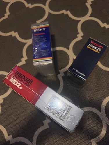 Micro Mini Floppy Disk Verbatim Sony Maxell Double-Sided/High-Density,SEALED NEW - Picture 4 of 4
