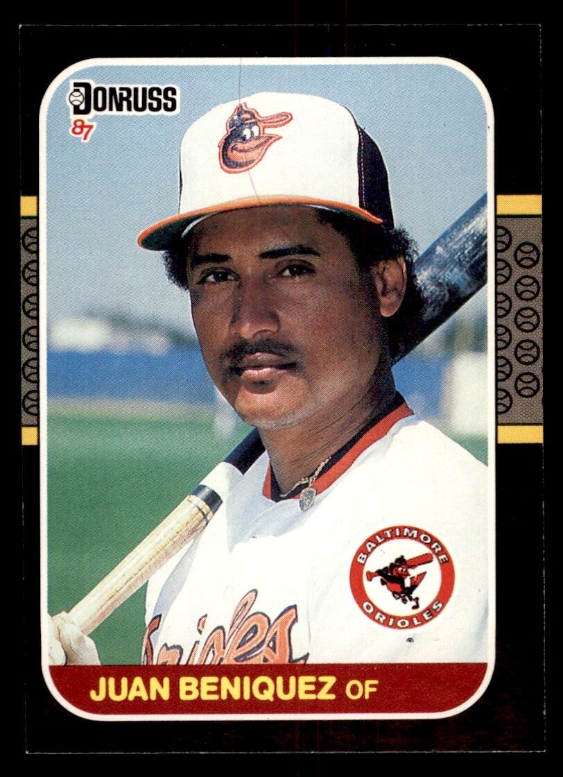 1987 Donruss Baseball #371 Juan Beniquez EX/MT or better *aa1