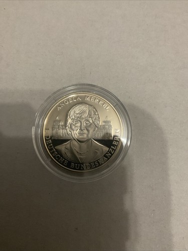 Angela Merkel Commemorative Coin - Nickel Silver - Proof