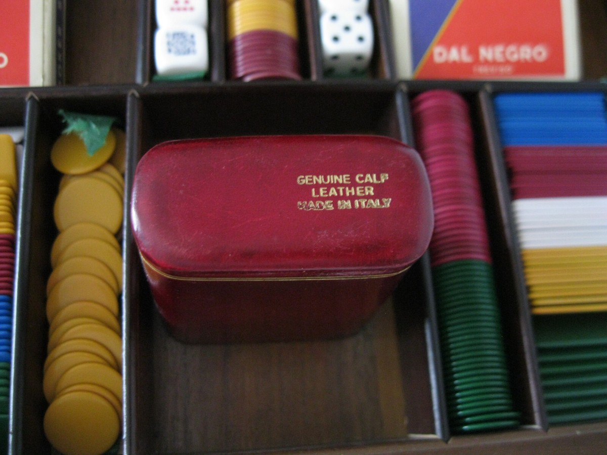 Jeux d'échecs et de dames vintage coffret bois (Gebraucht) in