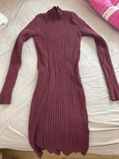 Forever 21 Size Small Sweater Dress Mauve Color EUC